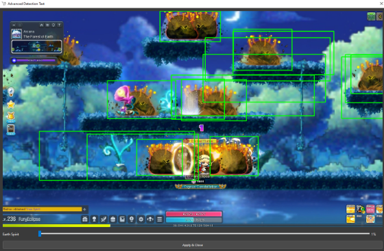 Bad detection example with giant boxes